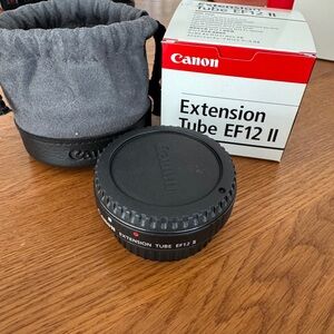 Canon Extension Tube EF12 II - Black and Gray